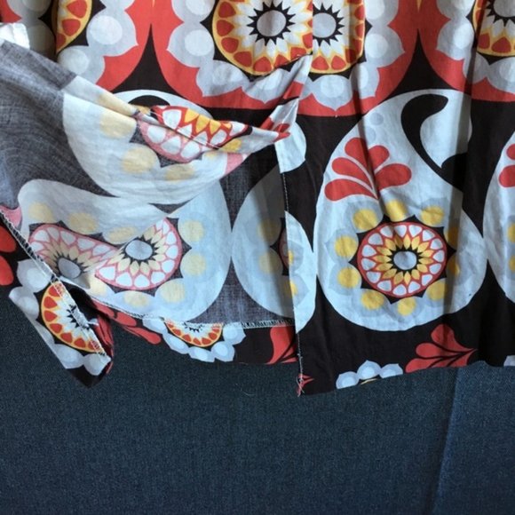 HeartSoul Boho Skirt White Red Yellow Black Size 5 (Junior) #304 - Picture 6 of 8